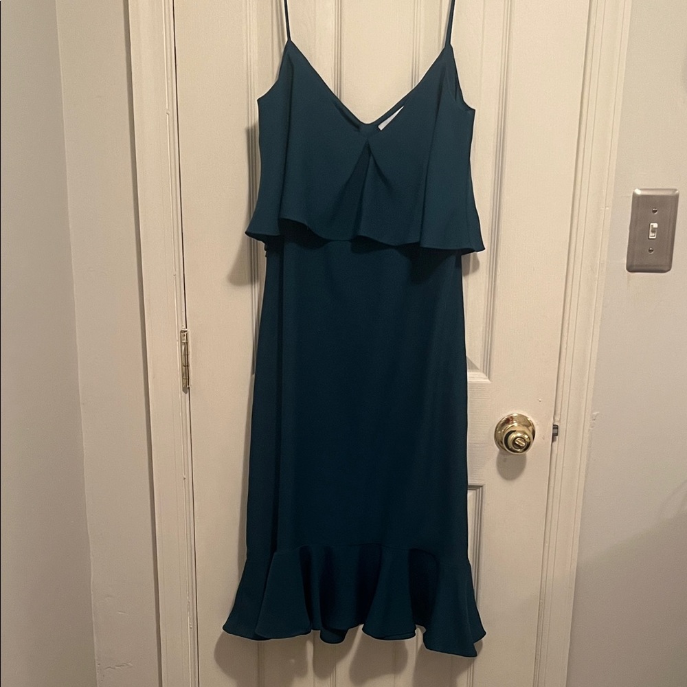 Likely Teal Fluttery Dress